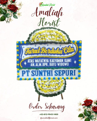 Papan Bunga Duka di Balai Gadang